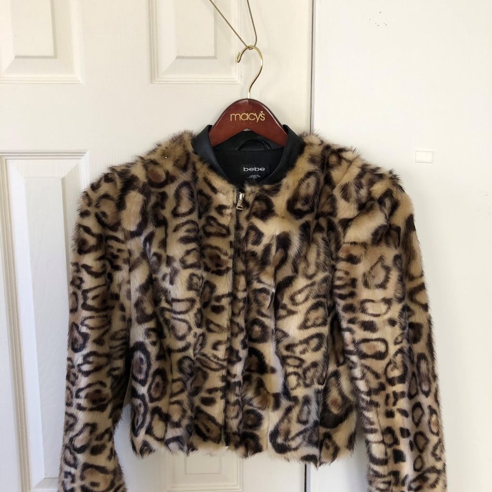 Bebe faux fur coat Brand new s